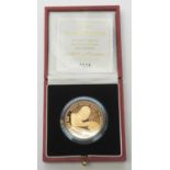 H.R.H. Prince of Wales 50th Birthday gold proof crown
