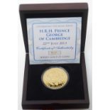 H.R.H. Prince George of Cambridge, Jersey gold £5