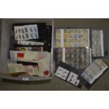A large quantity of Royal mail mint and used stamps