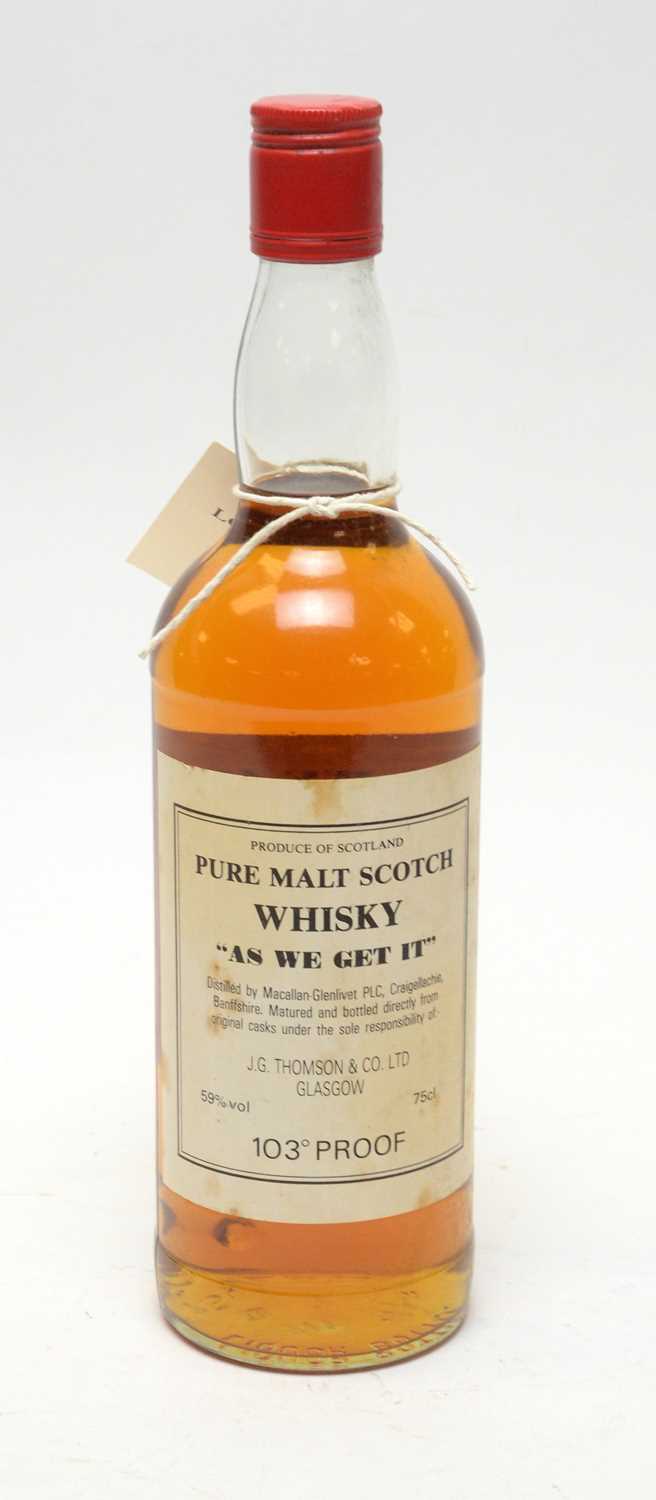 ‘As We Get It’ Pure Malt Scotch Whisky