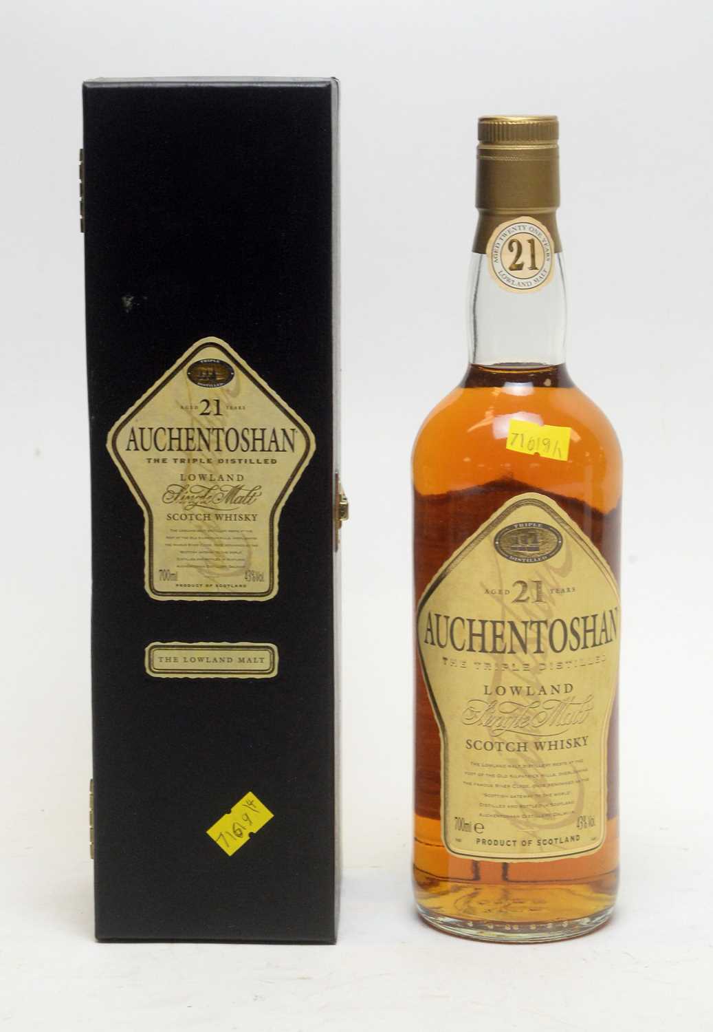 Auchentoshan Aged 21 Years The Triple Distilled Single Malt Scotch Whisky