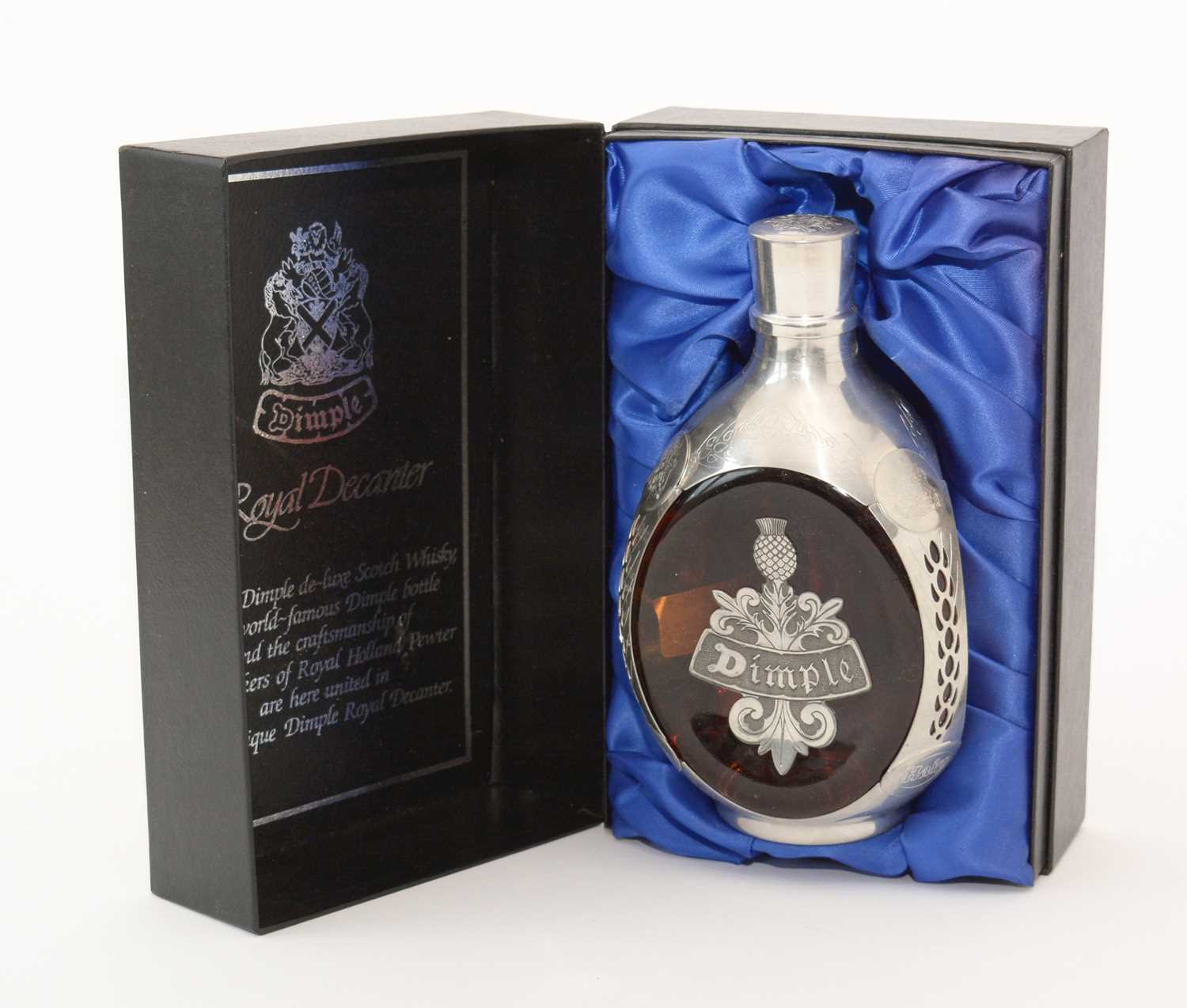 Dimple Royal Decanter De Luxe Scottish Whisky.