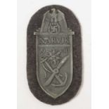 WWII Army, Waffen and SS Narvik arm shield