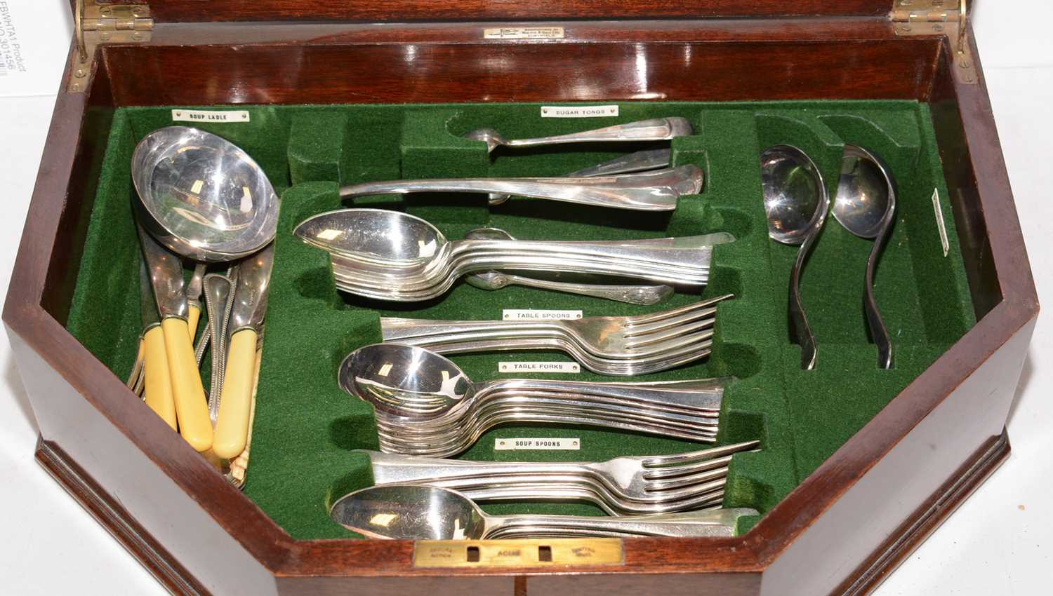 A Walker & Hall canteen of cutlery - Image 3 of 3