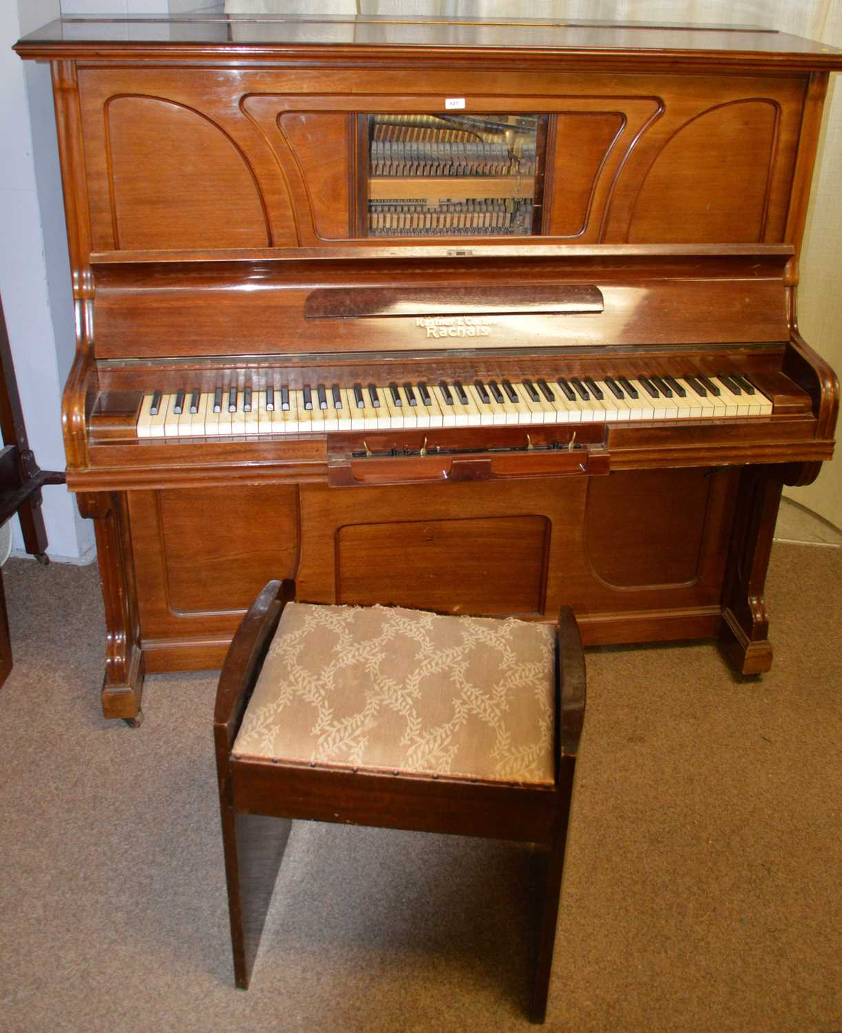 20th Century mahogany 'Autopiano' by Krastner & Co. Ltd