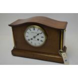 Mahogany mantel clock