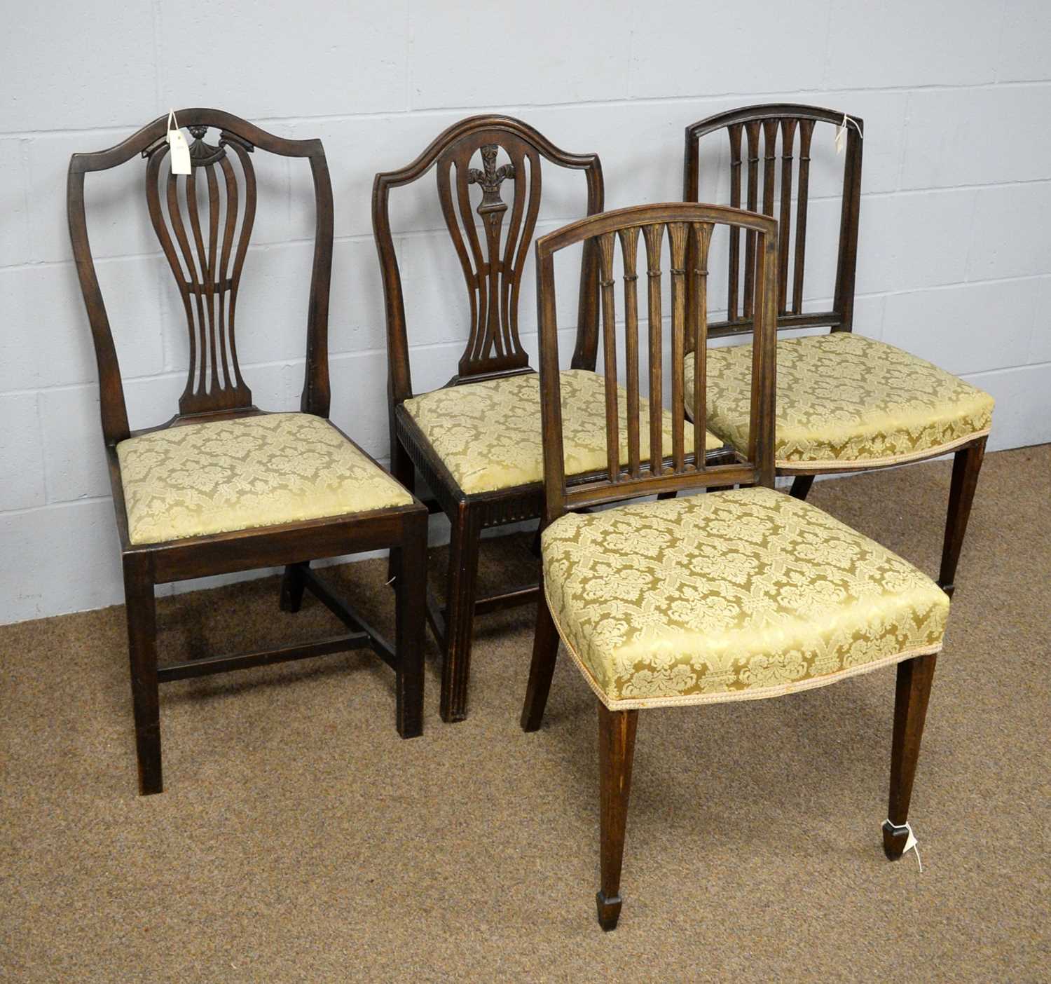 Four dining chairs. - Image 2 of 2