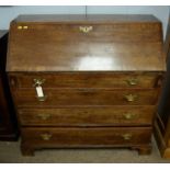 An early 19th Century mahogany bureau.