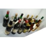 Selection of bottles of wine