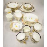 Radfords 'Harebell' part tea service and a Diamond China part tea service