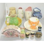 Selection of ceramics including Maling, Royal Doulton and others