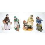 Selection of Royal Doulton figures.