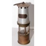 Miners safety lamp by J H Taylor Ltd