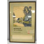 A 2nd 1/4 20th Century travel poster, for Boxmoor by Motorbus