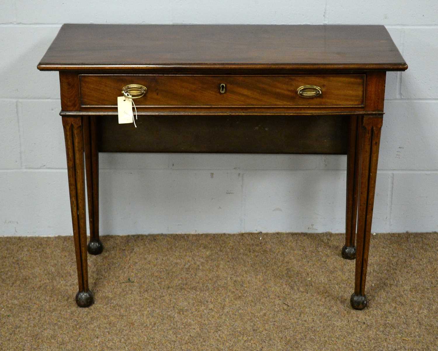 A 19th Century mahogany side table.