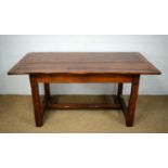 A 20th Century refectory style table.