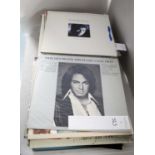 A selection of vinyl LPs / A selection of vinyl VP's