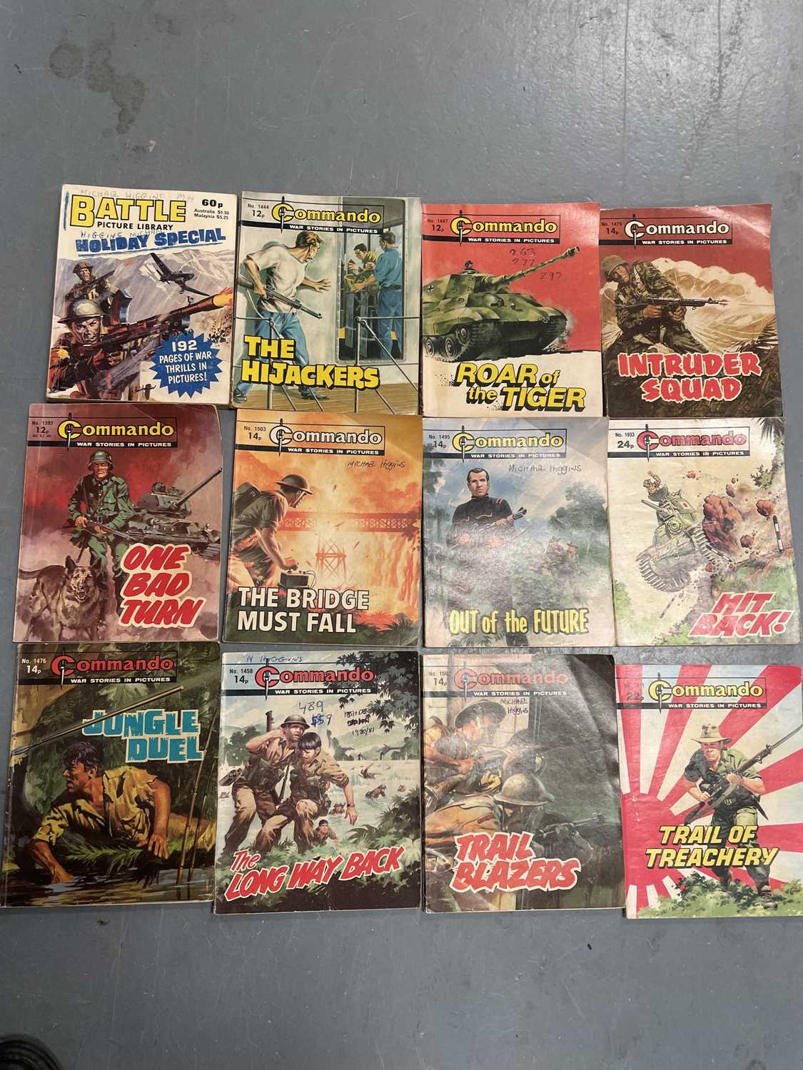 Collection of Commando comics and a selection of music magazines and programmes - Image 2 of 6