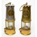 Two Eccles miner's lamps.
