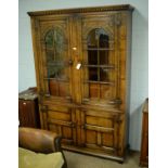 A 20th Century oak bookcase.