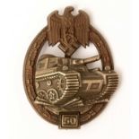WWII Waffen-SS Panzer assault badge