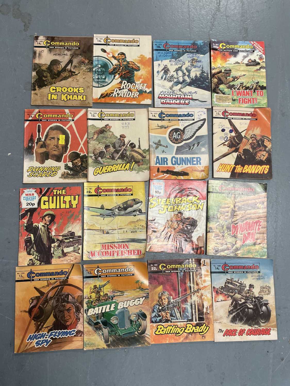 Collection of Commando comics and a selection of music magazines and programmes - Image 4 of 6