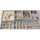 A contemporary Stackers jewellery box containing contemporary jewellery.