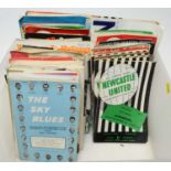 A large collection of 1960s football programmes