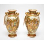 A pair of Chinese Satsuma vases