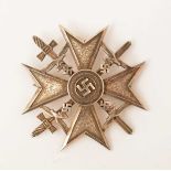 WWII Third Reich Spanish Cross, silver