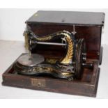 A Jones sewing machine.