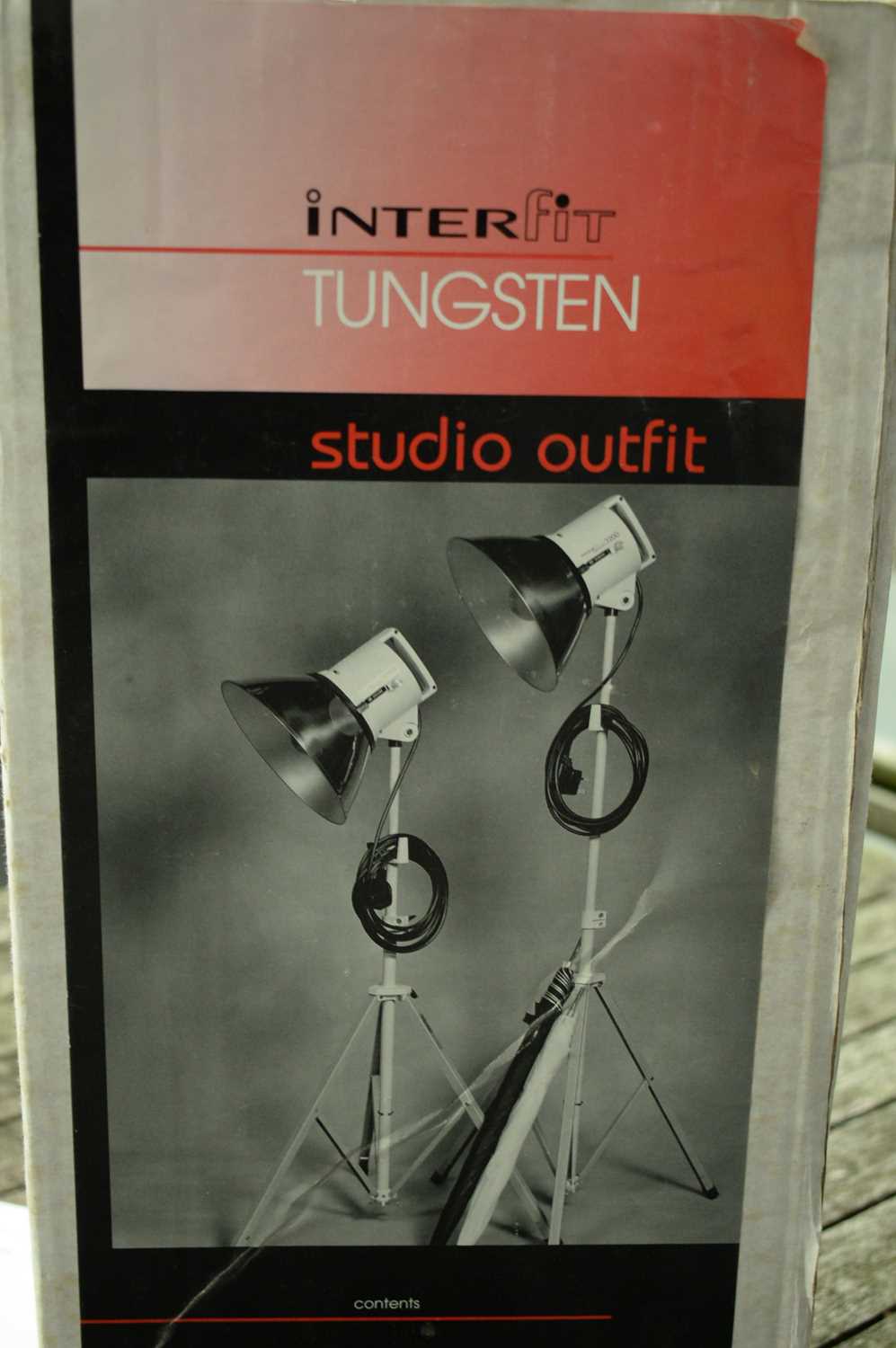 A Tungsten studio light outfit