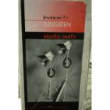 A Tungsten studio light outfit