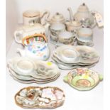 Japanese eggshell coffee service and other decorative ceramics