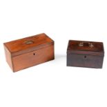 Two 19th Century boxes.
