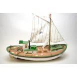 20th Century scratch-built Norwegian herring boat