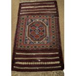 Baluch rug and another