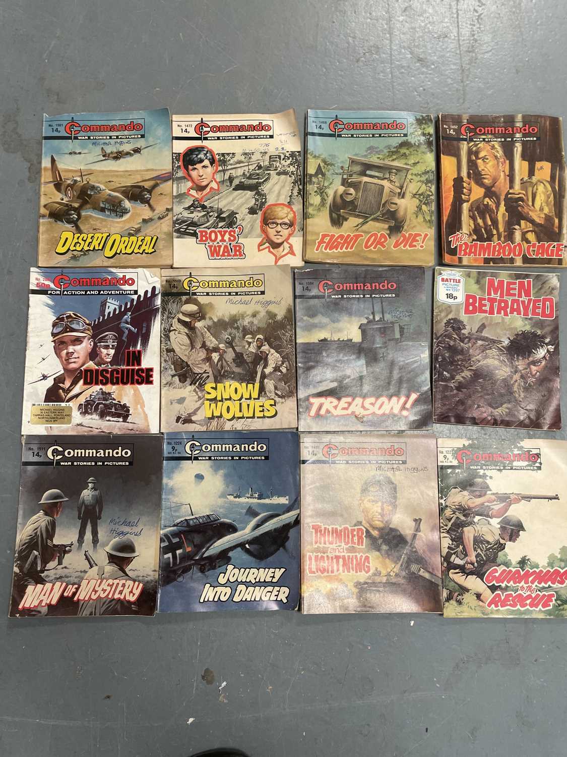 Collection of Commando comics and a selection of music magazines and programmes - Image 5 of 6