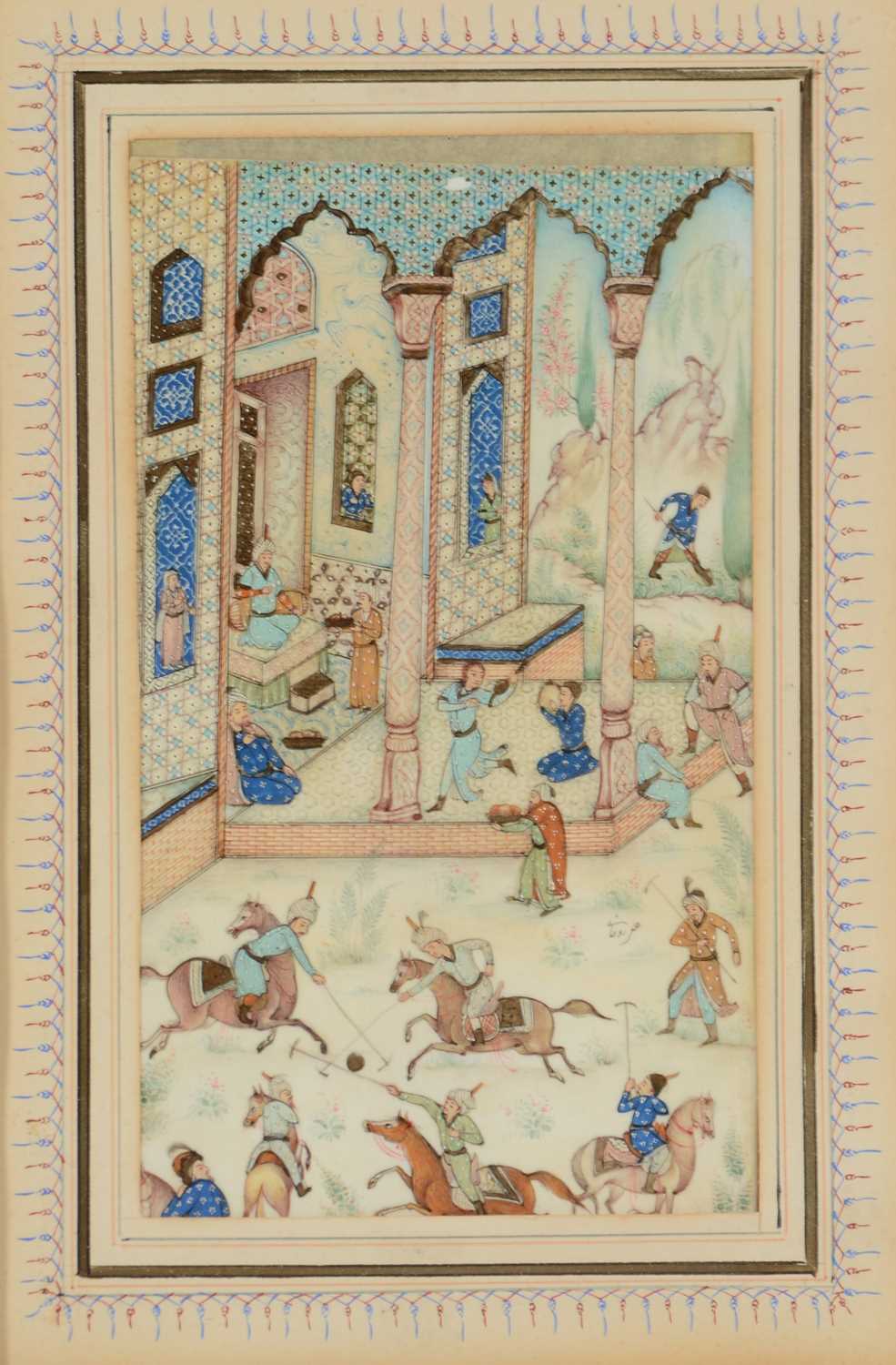 Iranian School, late 19th/early 20th Century - Gouache on ivory - Image 2 of 4