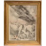 After George Morland - lithograph.