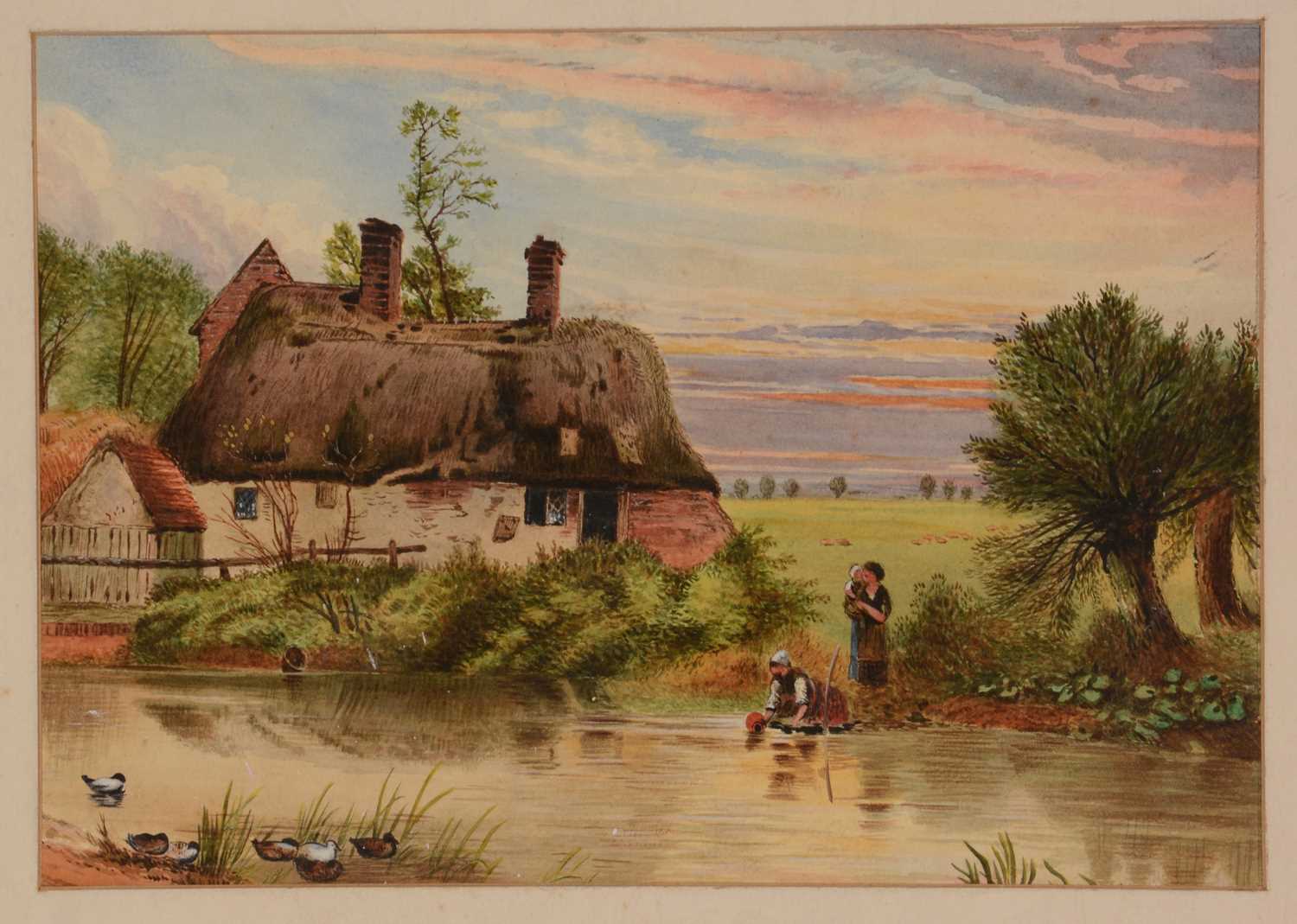 British School, 19th Century- watercolours. - Image 10 of 20