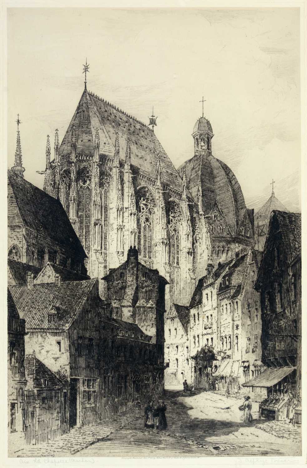 James Alphege Brewer - etching. - Image 2 of 5