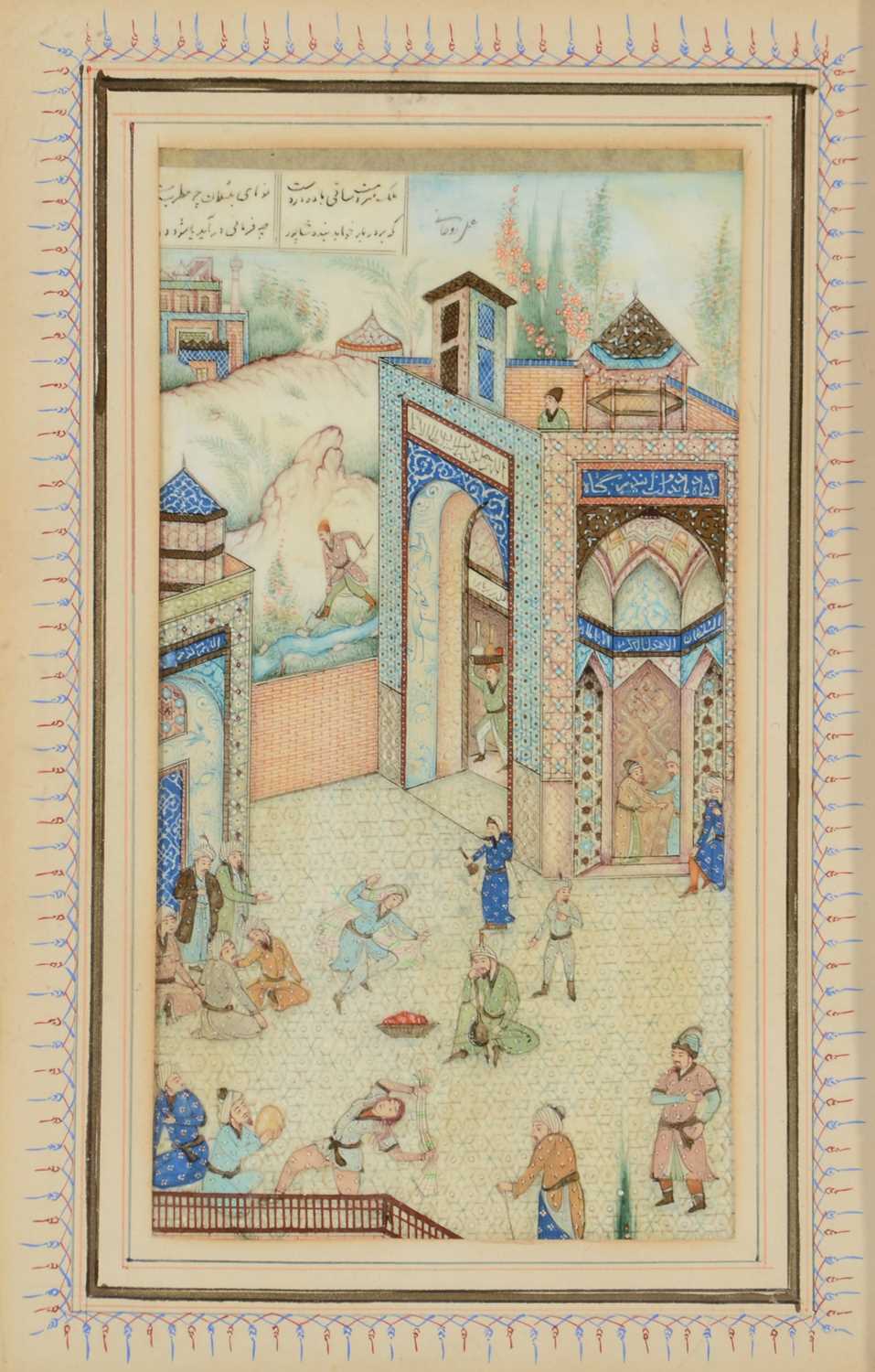 Iranian School, late 19th/early 20th Century - Gouache on ivory - Image 3 of 4