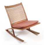 Fredrik A. Kayser for Vatne: teak rocking chair