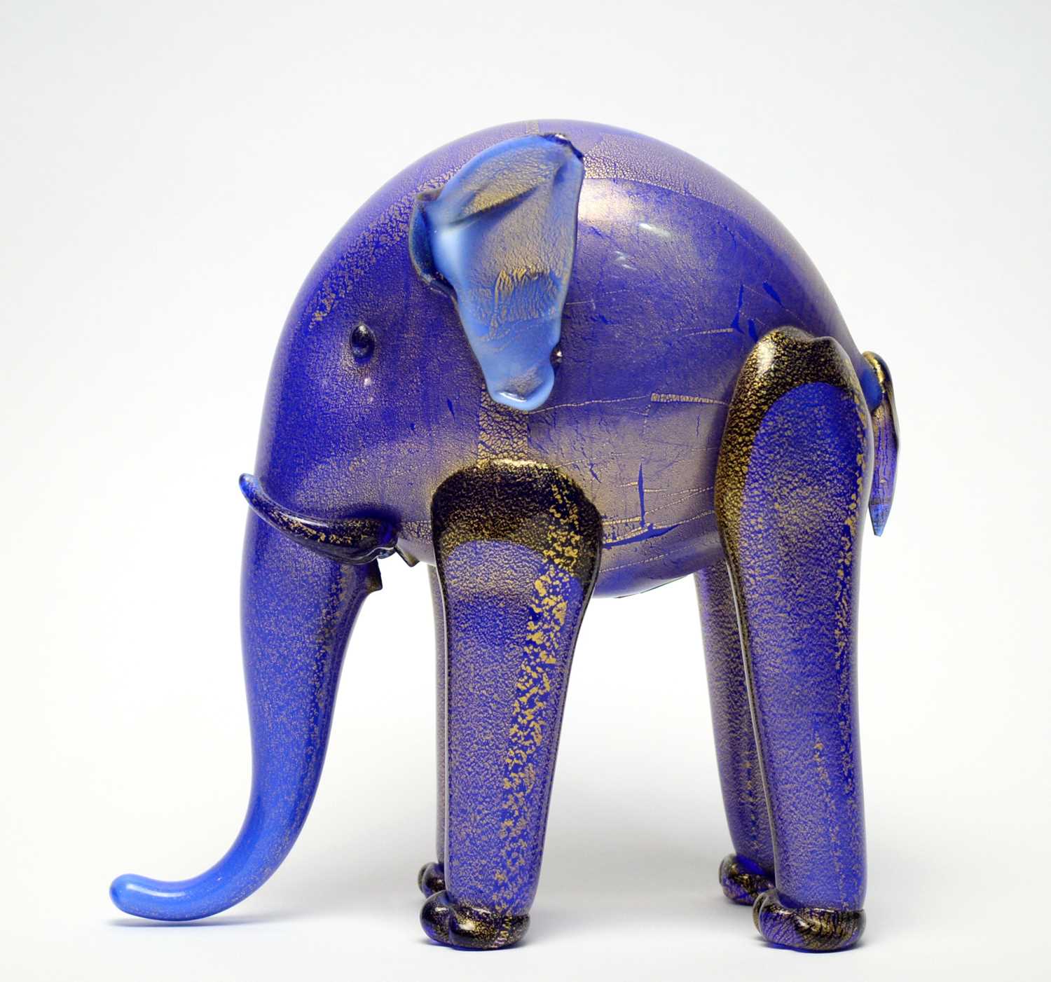 Attributed to Napoleone Martinuzzi Glass elephant