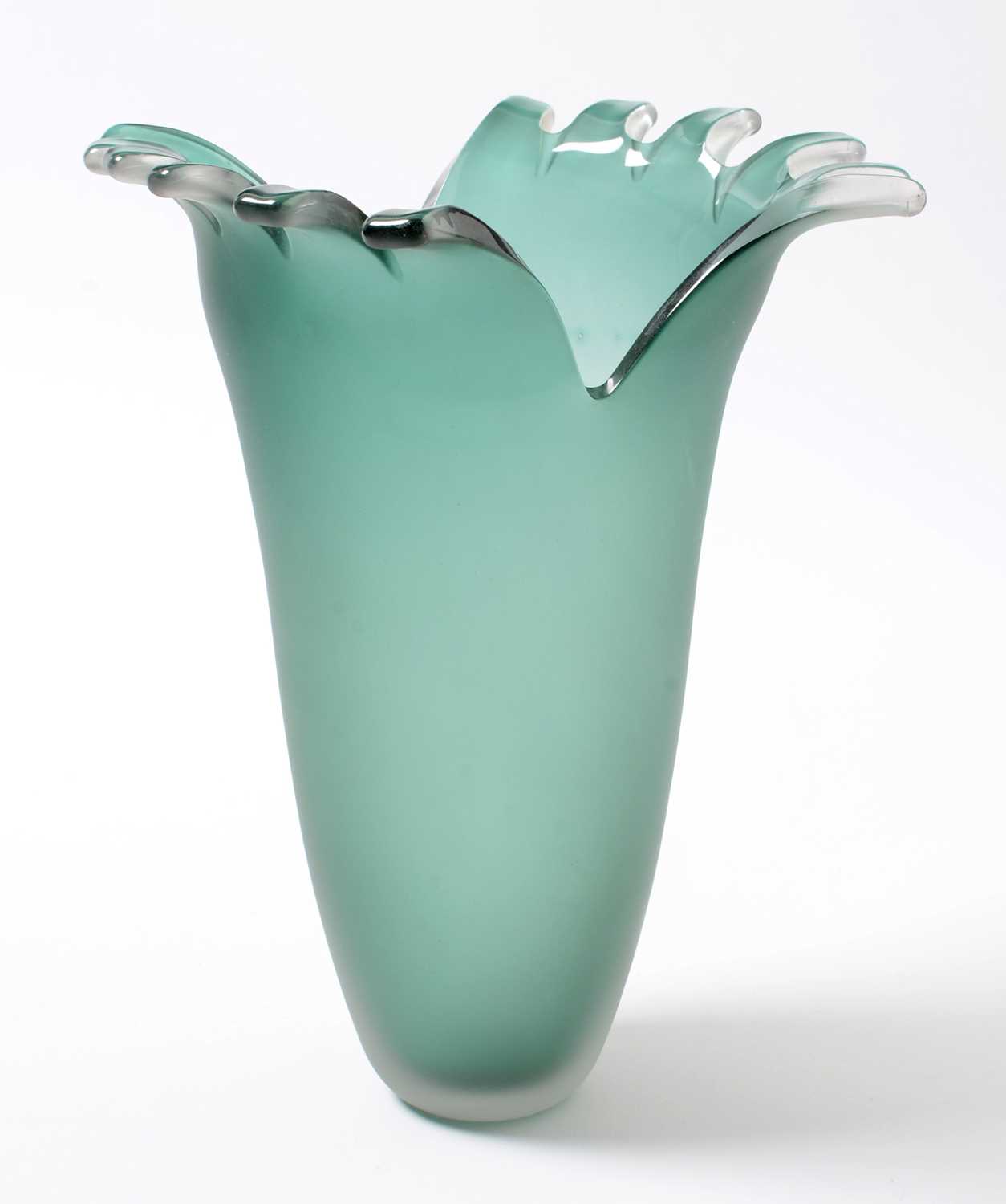 Graham Muir glass vase