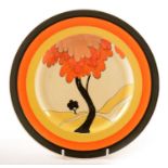 Clarice Cliff style plate