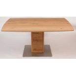 Venjakob light oak extending dining table