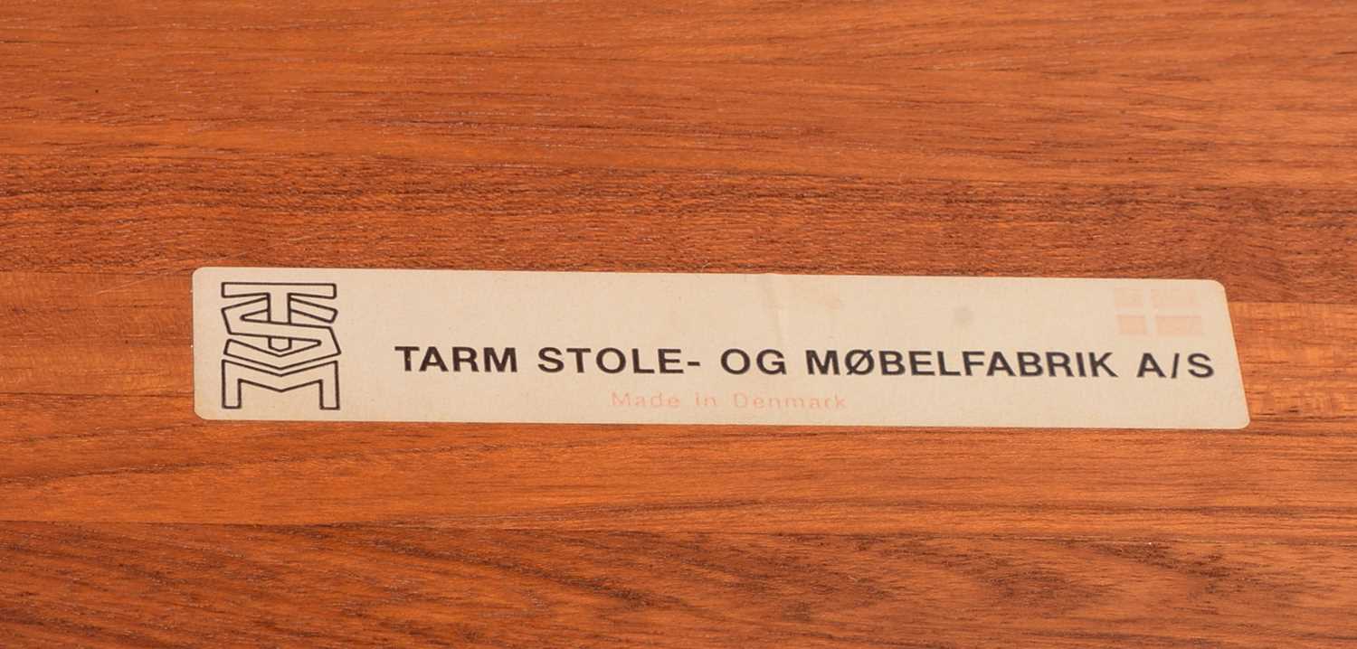 Tarm Stole-OG Møbelfabrik A/S: a teak circular breakfast table. - Image 3 of 3