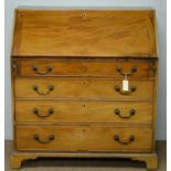 A George III mahogany bureau.